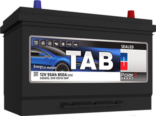 Автомобильный аккумулятор TAB Polar S Asia 95 L (95 А ч), Аккумулятор TAB Polar S Asia 95JR (95 А/ч) 246895
Автомобильный аккумулятор TAB Polar S Asia 95 L (95 А ч), Аккумулятор TAB Polar S Asia 95JR (95 А/ч) 246895