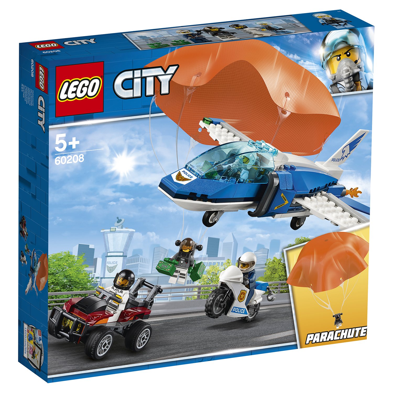 Конструктор Lego City Police Воздушная полиция: арест парашютиста 60208, City Police Воздушная полиция: арест парашютиста
Конструктор Lego City Police Воздушная полиция: арест парашютиста 60208, City Police Воздушная полиция: арест парашютиста