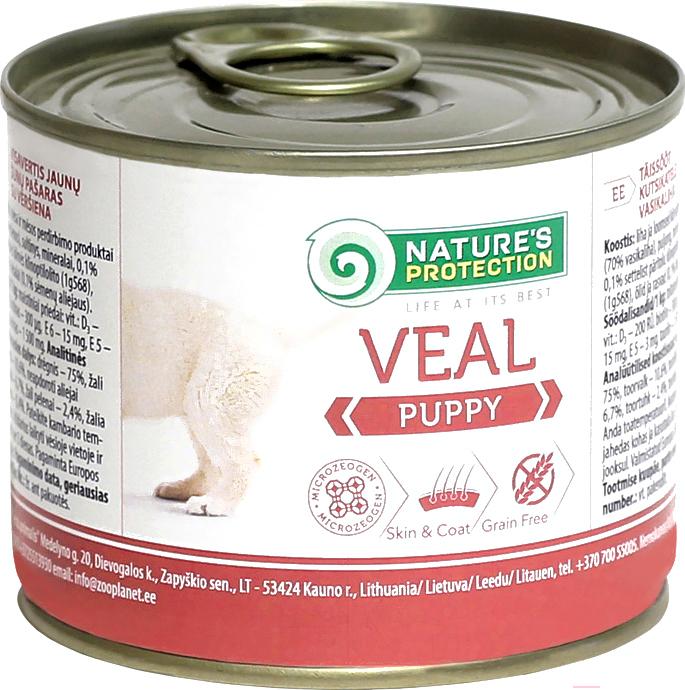 Корм для собак Nature's Protection Puppy Veal всех пород c телятиной 200 г, Puppy Veal всех пород c телятиной 200 г
Корм для собак Nature's Protection Puppy Veal всех пород c телятиной 200 г, Puppy Veal всех пород c телятиной 200 г