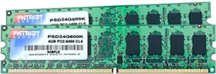 Оперативная память Patriot Signature 2x2GB KIT DDR2 PC2-6400 (PSD24G800K), Signature 2x2GB KIT DDR2 PC2-6400
Оперативная память Patriot Signature 2x2GB KIT DDR2 PC2-6400 (PSD24G800K), Signature 2x2GB KIT DDR2 PC2-6400