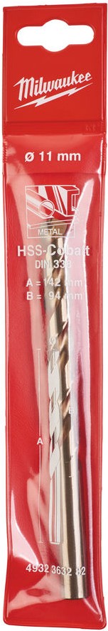 Сверло Milwaukee HSS-Co 4932363282, Сверло Milwaukee HSS-Co D 11.0x94x142 4932363282
Сверло Milwaukee HSS-Co 4932363282, Сверло Milwaukee HSS-Co D 11.0x94x142 4932363282