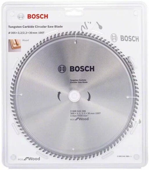 Диск пильный Bosch 2.608.644.386, Bosch ECO 305-30 Aluminium 100зуб. 2.608.644.386
Диск пильный Bosch 2.608.644.386, Bosch ECO 305-30 Aluminium 100зуб. 2.608.644.386