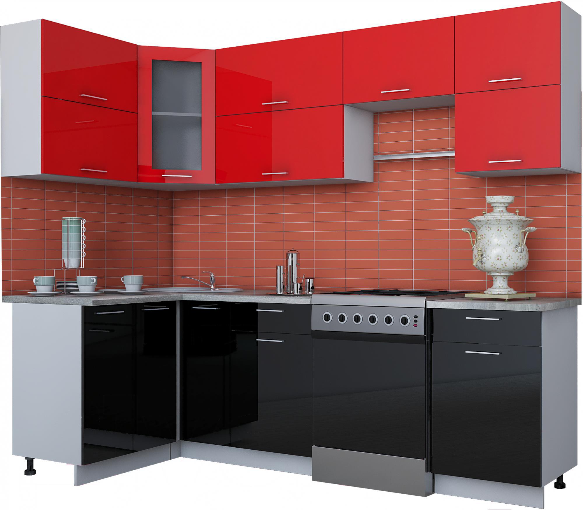 Кухонный гарнитур Интерлиния Мила Gloss 60-12x25 красный/черный глянец, Мила Gloss 60-12x25
Кухонный гарнитур Интерлиния Мила Gloss 60-12x25 красный/черный глянец, Мила Gloss 60-12x25
