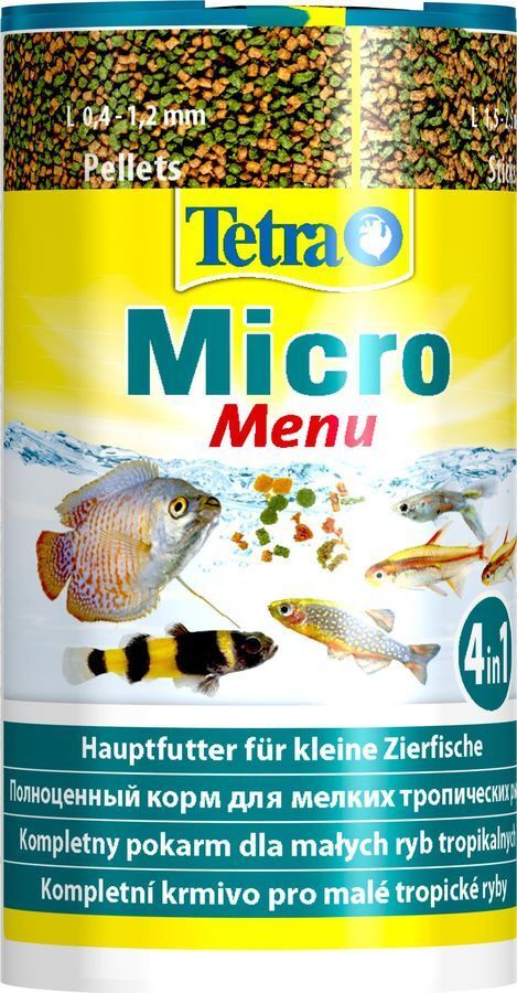 Корм для рыб Tetra Micro Menu 100ml 36 EE (277618/710342), Корм для рыб Tetra Micro Menu 100ml 36 EE 277618/710342
Корм для рыб Tetra Micro Menu 100ml 36 EE (277618/710342), Корм для рыб Tetra Micro Menu 100ml 36 EE 277618/710342