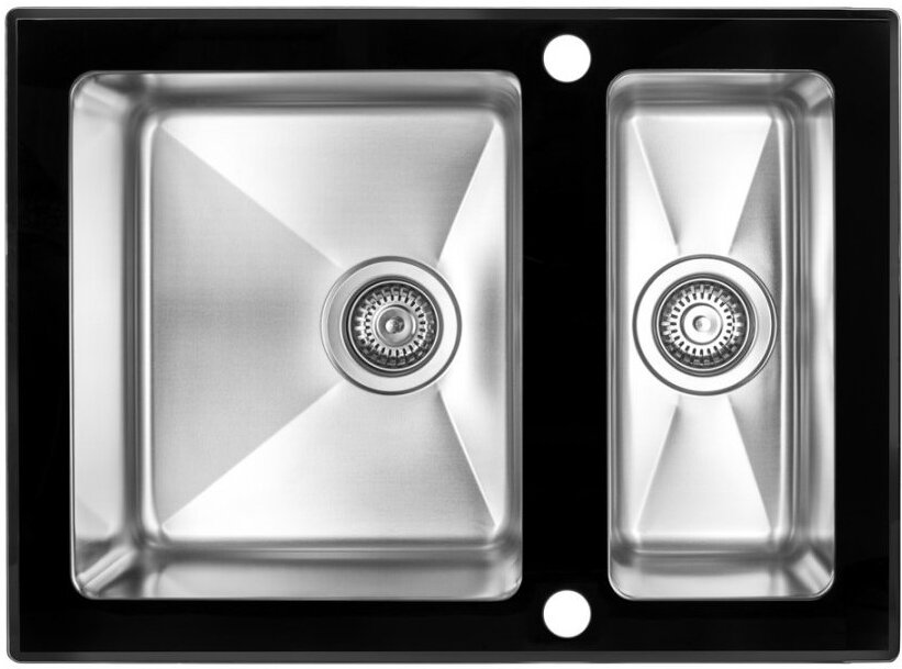 Кухонная мойка Zorg Sanitary со стеклом GS 6750-2 Black, Кухонная мойка ZorG GS 6750-2 black
Кухонная мойка Zorg Sanitary со стеклом GS 6750-2 Black, Кухонная мойка ZorG GS 6750-2 black