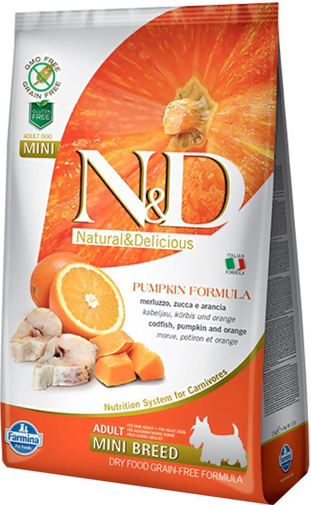 Корм для собак Farmina ND Grain Free Pumpkin Codfish Orange Adult Mini 2.5кг, ND Grain Free Pumpkin Codfish Orange Adult Mini 2.5кг
Корм для собак Farmina ND Grain Free Pumpkin Codfish Orange Adult Mini 2.5кг, ND Grain Free Pumpkin Codfish Orange Adult Mini 2.5кг