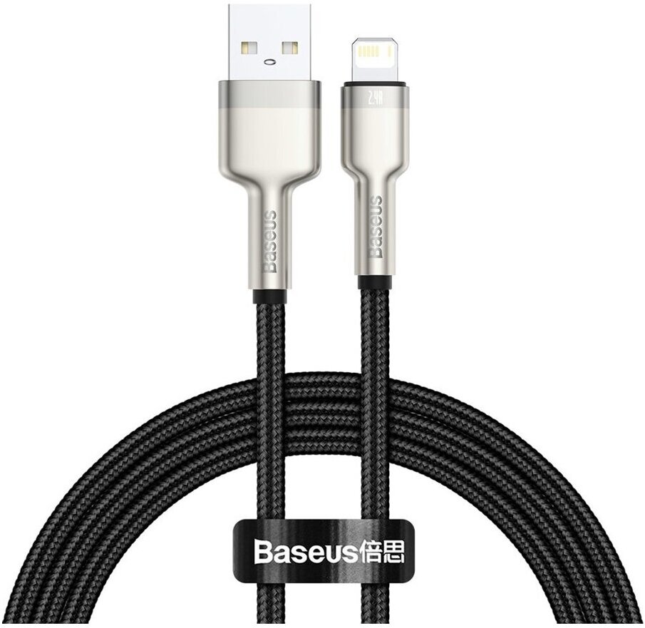 Кабель Baseus CALJK-A01 Cafule Series Metal Data Cable USB to Lightning 2.4A 1m Black (Baseus Cafule Series Metal Data Cable USB to IP 2.4A 1m Black (CALJK-A01))
Кабель Baseus CALJK-A01 Cafule Series Metal Data Cable USB to Lightning 2.4A 1m Black (Baseus Cafule Series Metal Data Cable USB to IP 2.4A 1m Black (CALJK-A01))