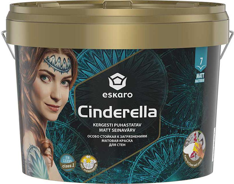 Краска Eskaro Особо стойкая к загрязнениям матовая Cinderella 9 л, Cinderella особо стойкая к загрязнениям матовая 9 л
Краска Eskaro Особо стойкая к загрязнениям матовая Cinderella 9 л, Cinderella особо стойкая к загрязнениям матовая 9 л