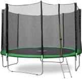 Батут Happy Jump Pro 12 ft-374 см с внешней сеткой и лестницей