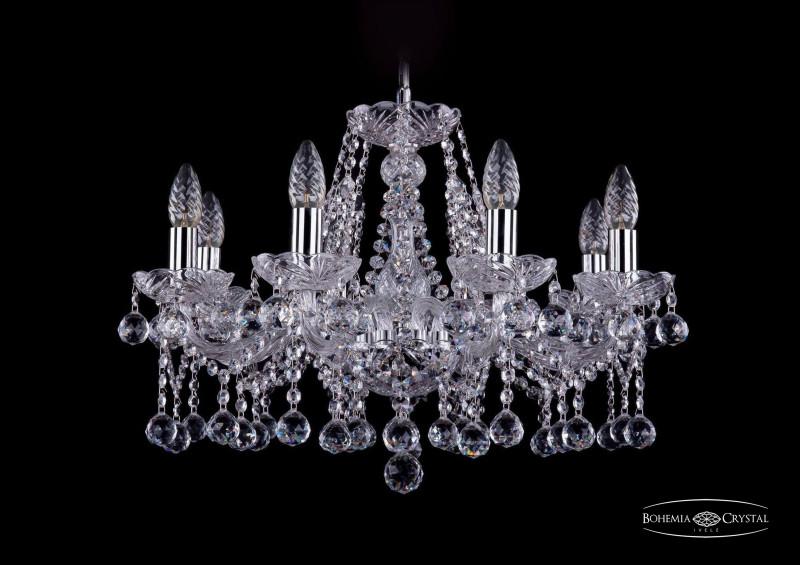 

Подвесная люстра Bohemia Ivele Crystal 1413/8/200/Ni/Balls