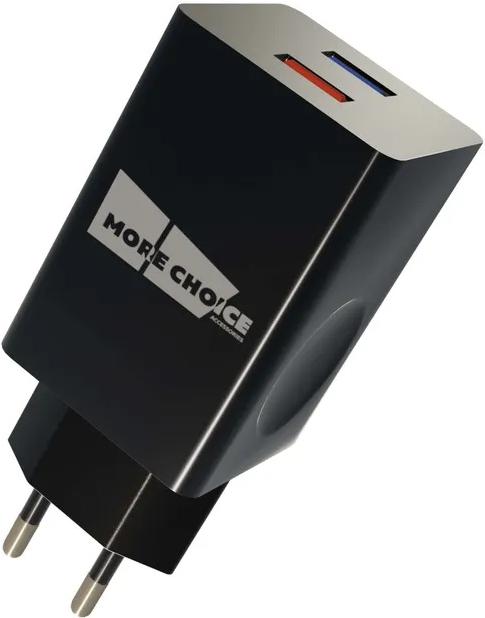 

Сетевое зарядное устройство More choice NC55QCa Black [NC55QCAB], NC55QCa