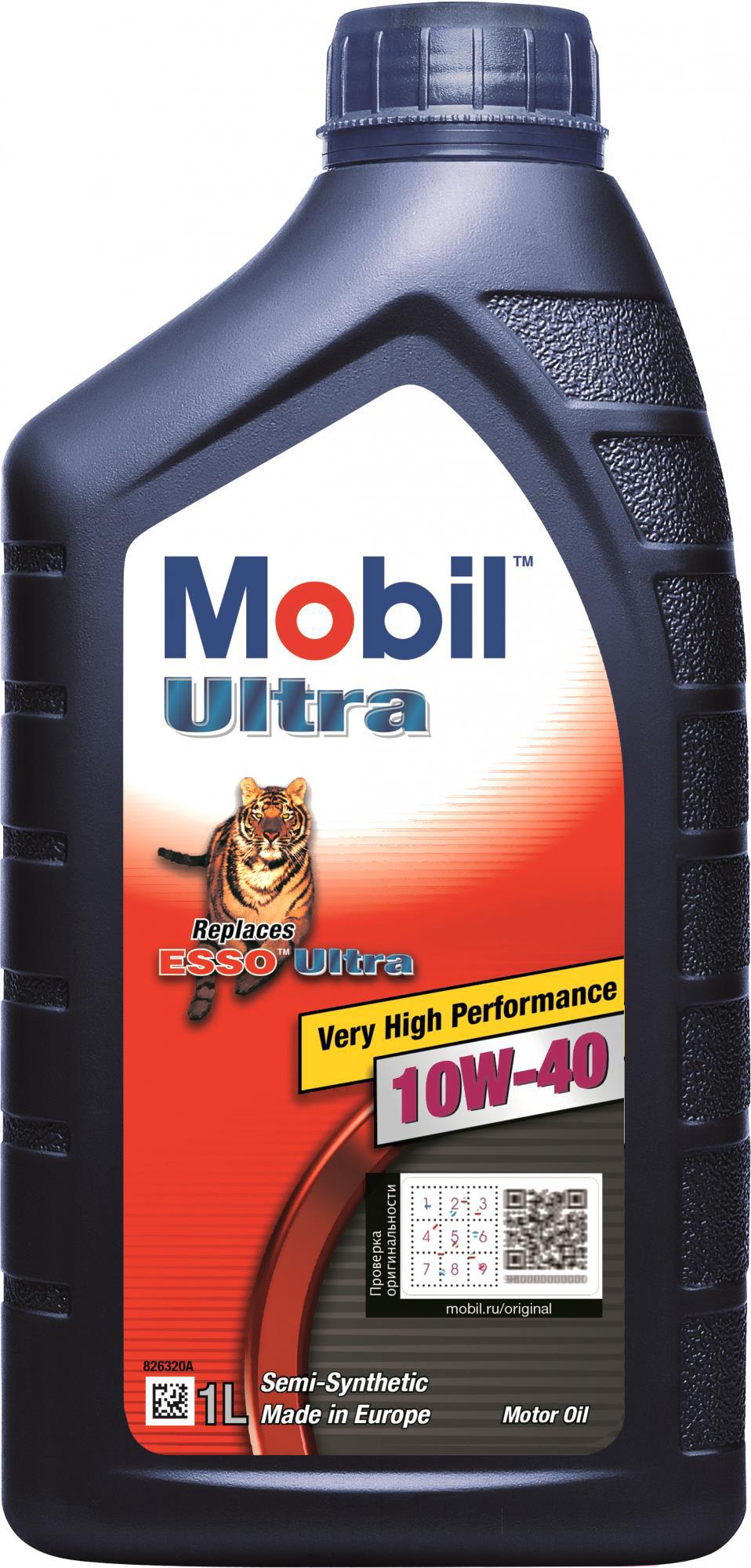 

Моторное масло Mobil 1 Ultra 10W40 / 152625 (1л), 1 Ultra 10W40 1л