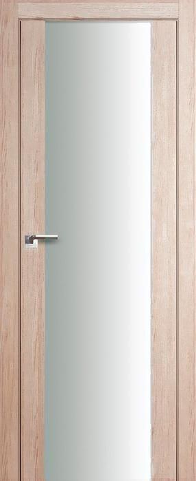 

Дверь межкомнатная ProfilDoors 8X 60x200 капучино мелинга/триплекс белый, 8X 60x200