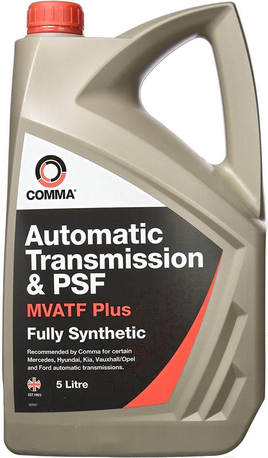 

Трансмиссионное масло Comma MVATF5L (5л), Трансмиссионное масло Comma MVATF5L 5л