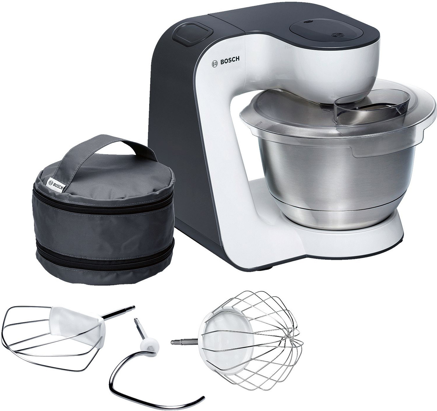 

Кухонный комбайн Bosch MUM54A00, Кухонный комбайн Bosch MUM54A00 White/Gray