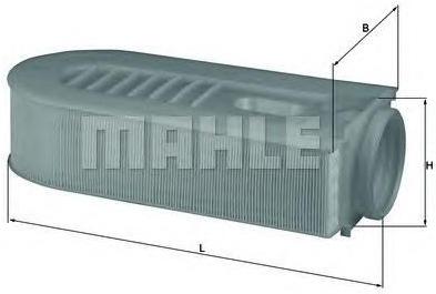 

Фильтр воздушный Knecht/Mahle LX1686/1, LX1686/1