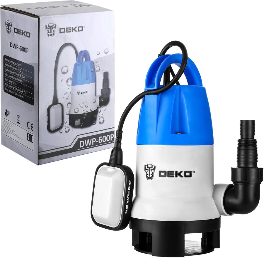 

Дренажный насос Deko DWP-600P (076-0519)
