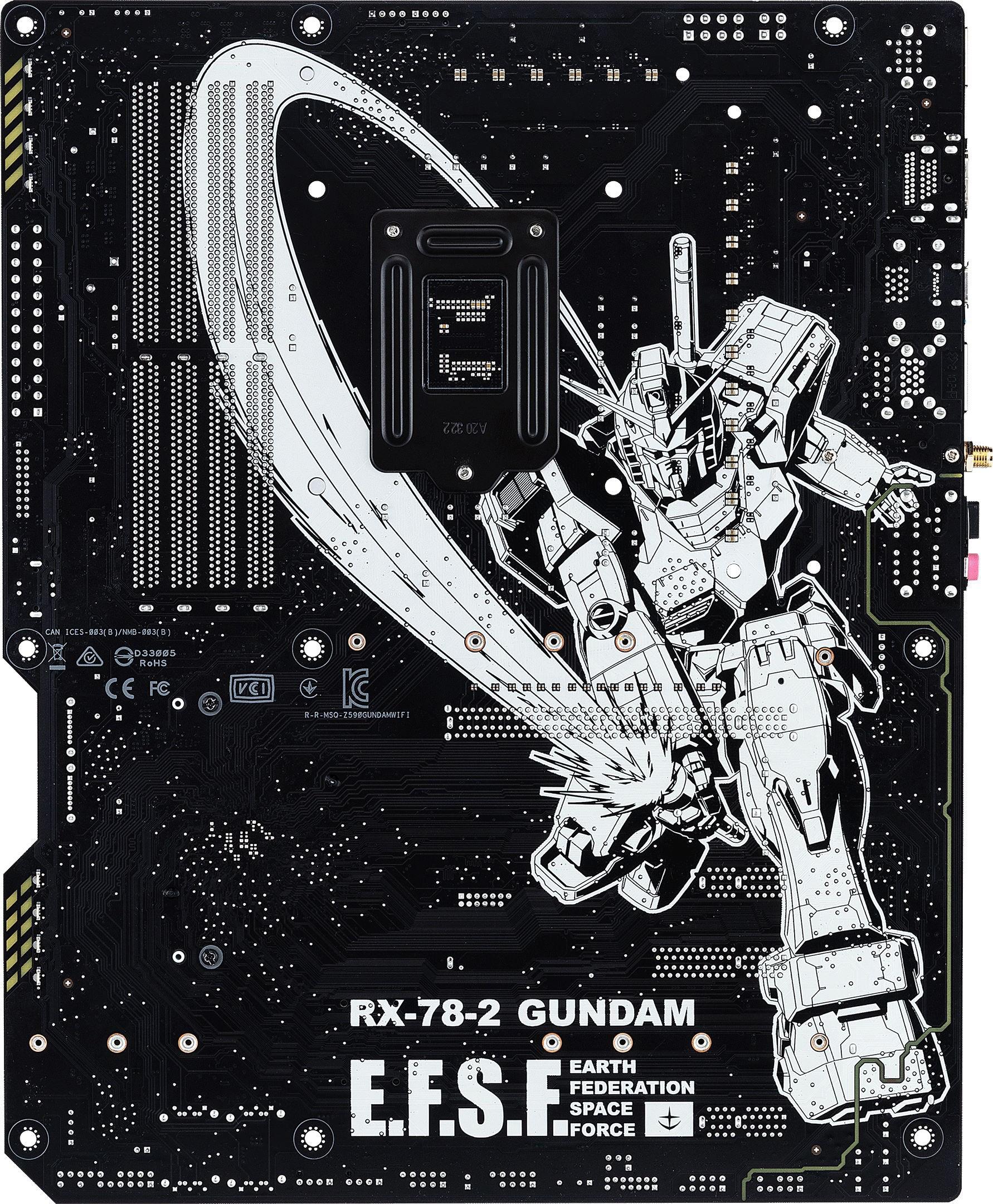 

Материнская плата ASUS Z590 WIFI GUNDAM EDITION, Z590 WIFI GUNDAM EDITION