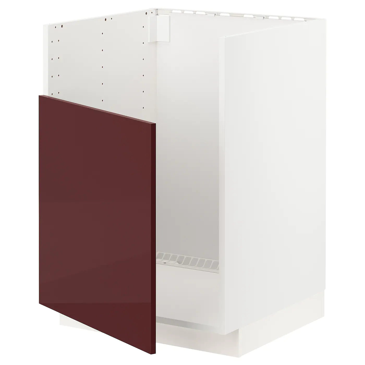

Кухонный шкаф Ikea Метод/Бредшён/Калларп красный/коричневый [594.450.09], Метод/Бредшён/Калларп