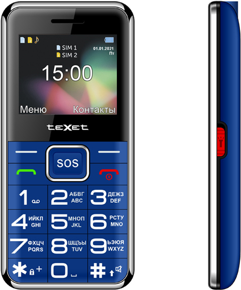 

Мобильный телефон Texet TM-B319 Blue