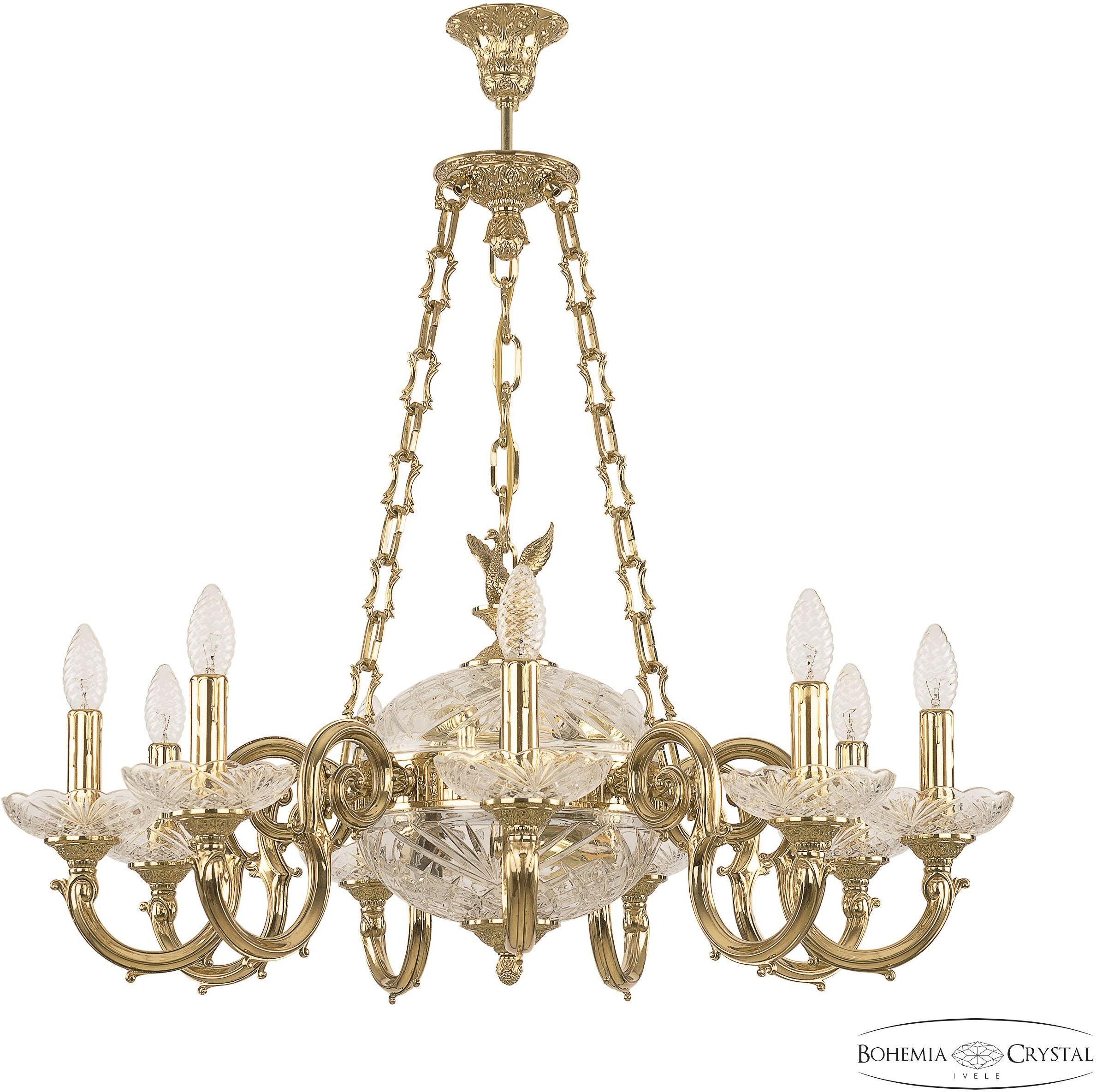 

Подвесная люстра Bohemia Ivele Crystal 72003P/9/210 G P Pal FS1S