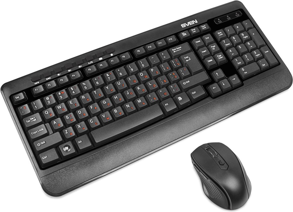 

Мышь + клавиатура SVEN Comfort 3500 Wireless, Comfort 3500 Wireless