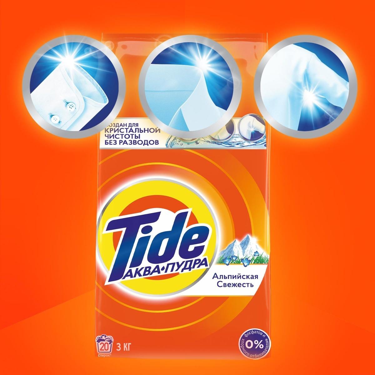 

Стиральный порошок Tide Альпийская Свежесть Автомат 4.5кг, Альпийская Свежесть Автомат 4.5кг