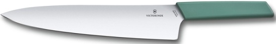 

Кухонный нож Victorinox Swiss Modern разделочный 250мм зеленый [6.9016.2543B], Кухонный нож Victorinox Swiss Modern 6.9016.2543B