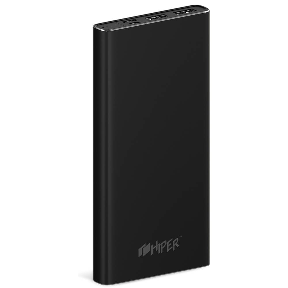 

Портативный аккумулятор Powerbank Hiper MPX10000 черный