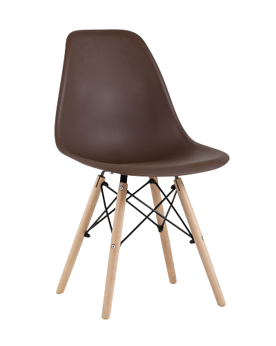 

Стул Stool Group Style DSW x4 коричневый [Y801 brown X4], Стул Stool Group Style DSW x4 Y801 brown X4 коричневый