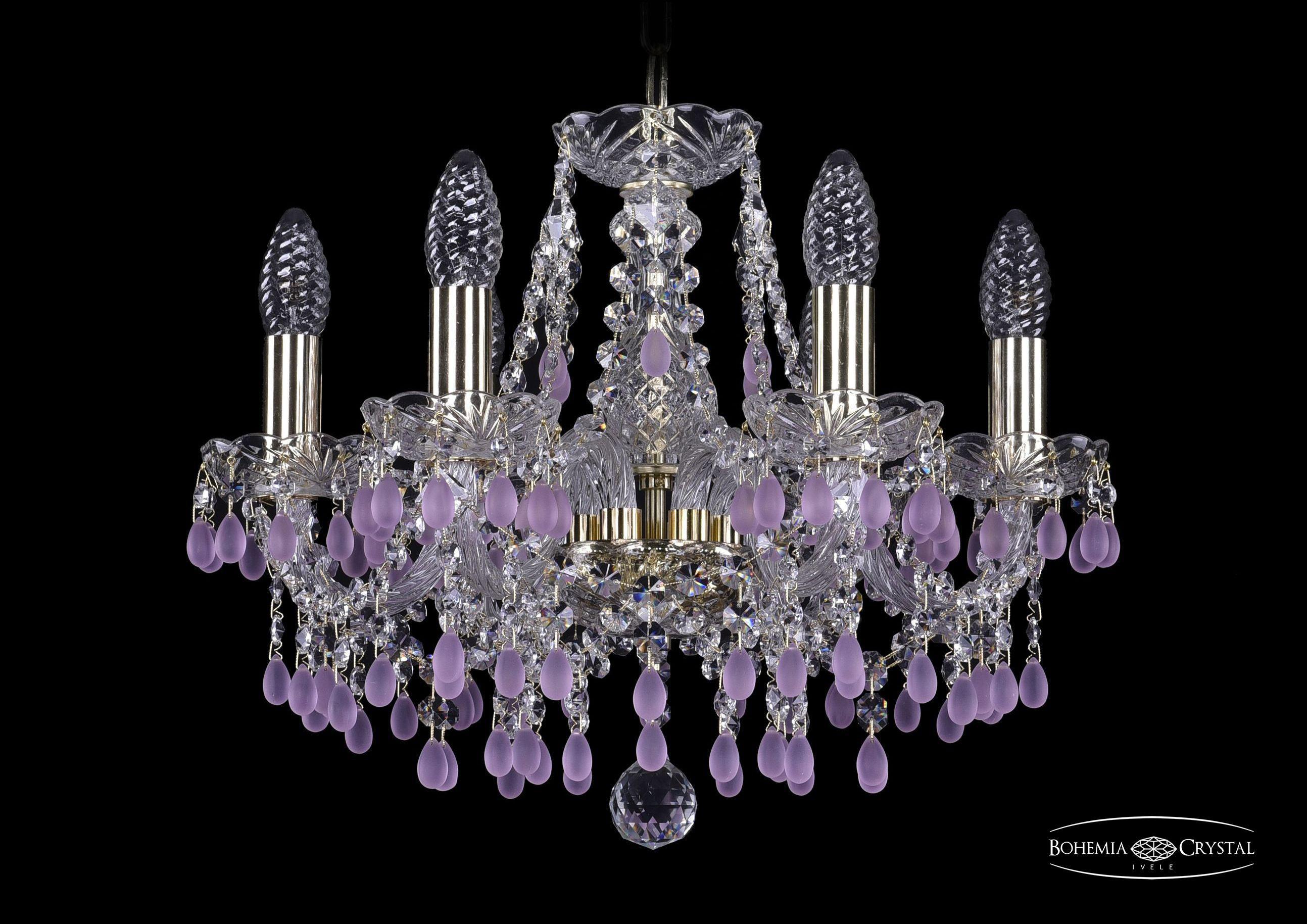 

Подвесная люстра Bohemia Ivele Crystal 1410/6/141/G/V7010