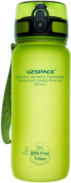 

Бутылка для воды Uzspace Colorful Frosted 3037 зеленый, Colorful Frosted 3037