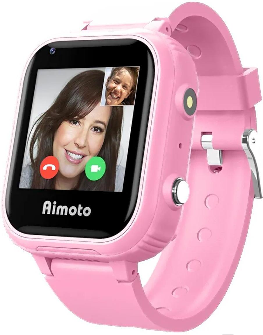 

Умные часы Knopka Aimoto Pro 4G розовый [8100804], Умные часы Knopka Aimoto Pro 4G 8100804 розовый