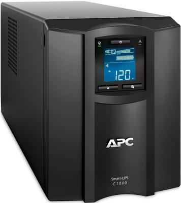 

Источник бесперебойного питания APC Smart-UPS SMC1000IС 600Вт 1000ВА черный