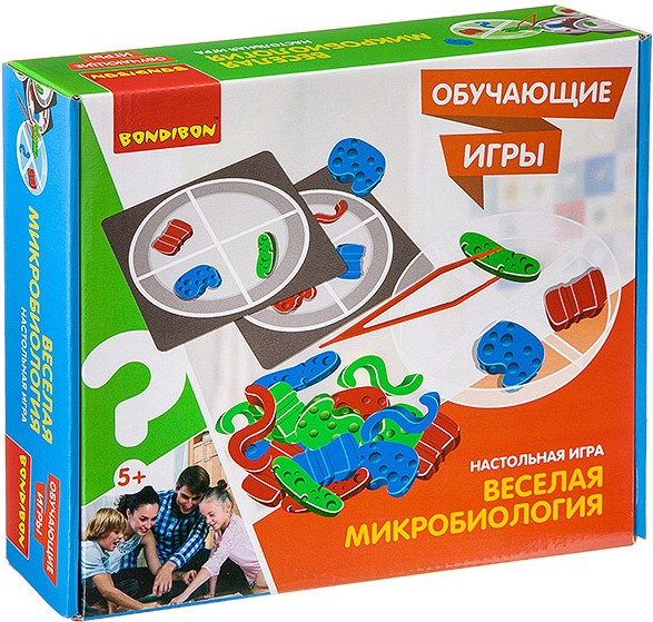 

Настольная игра Bondibon Веселая микробиология [ВВ3502], Настольная игра Bondibon Веселая микробиология ВВ3502