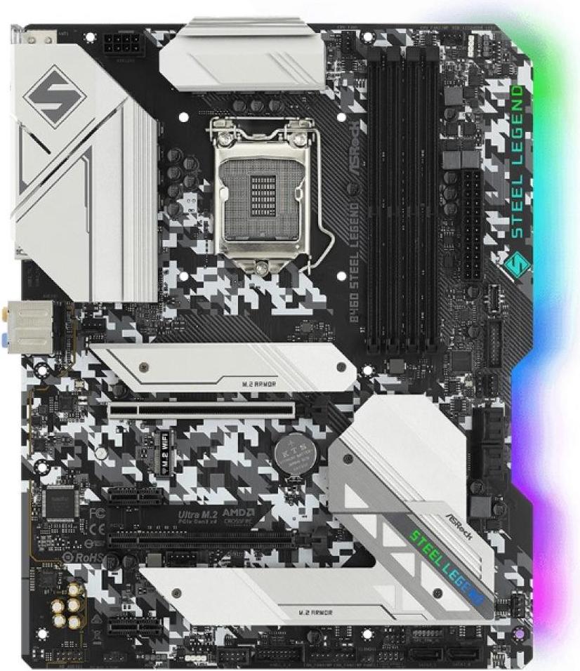 

Материнская плата ASRock B460 STEEL LEGEND, B460 STEEL LEGEND