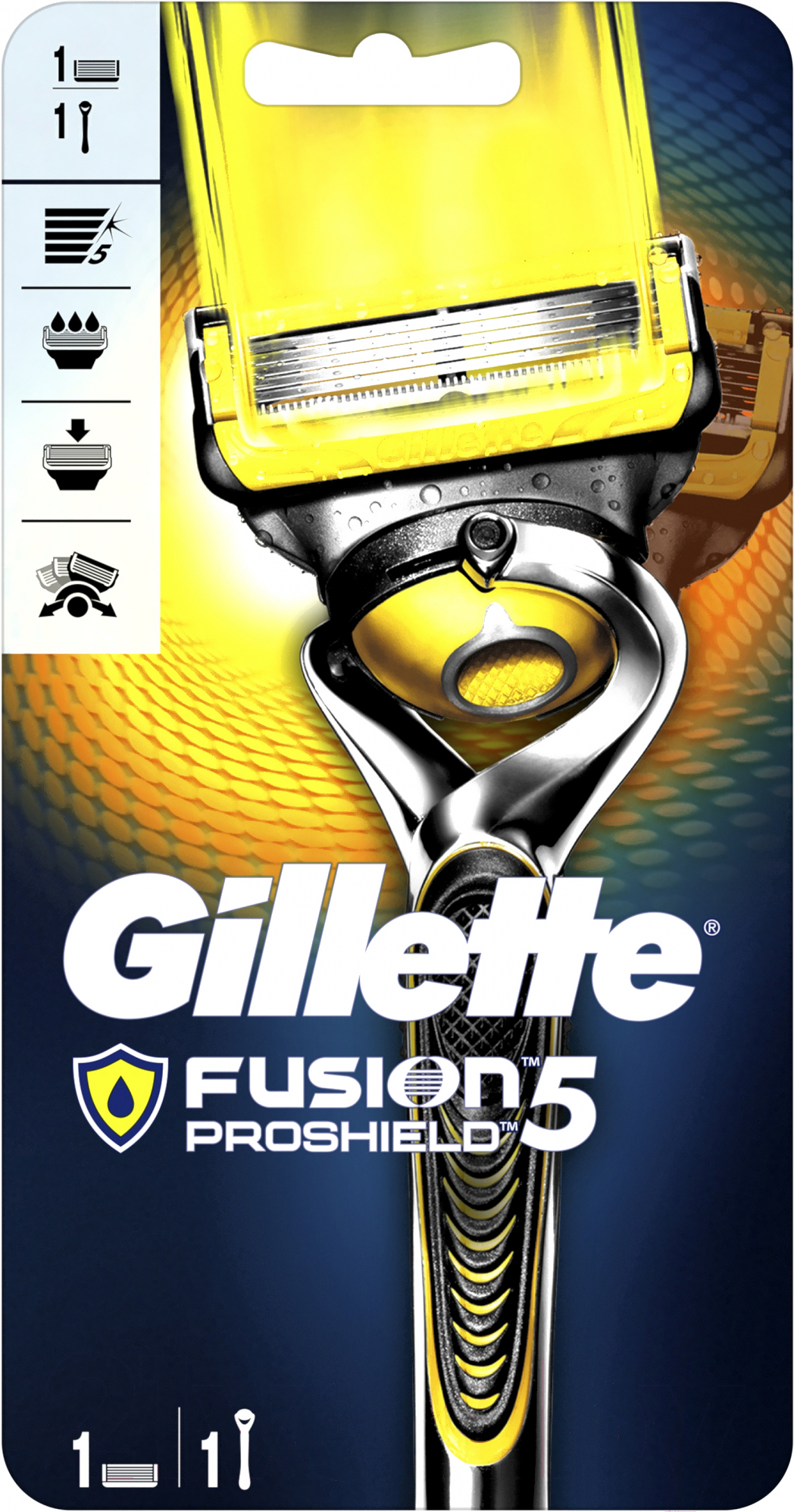 

Бритвенный станок Gillette Fusion ProShield +1 кассета