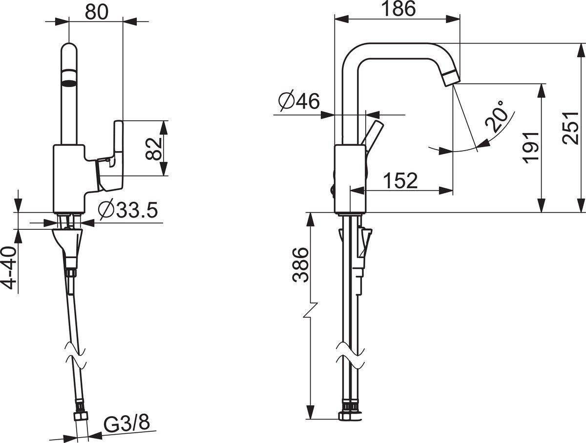 

Смеситель Oras 3907FH, 3907FH