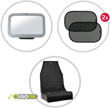 

Britax Romer накладка на сидение+зеркальце+ 2 солнцезащитные шторки