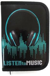 

Пенал Hatber Listen to music NPn_28069, Listen to music 190х130