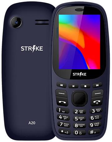 

Мобильный телефон Strike A20 синий, A20