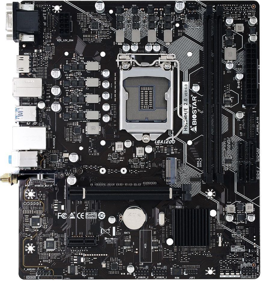 

Материнская плата BIOSTAR H510MH/E 2.0, Материнская плата BIOSTAR H510MH/E 2.0 Ver. 6.0