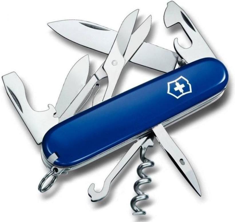 

Туристический нож Victorinox Climber 14 функций карт. коробка синий [1.3703.2R], Climber 14 функций карт. коробка