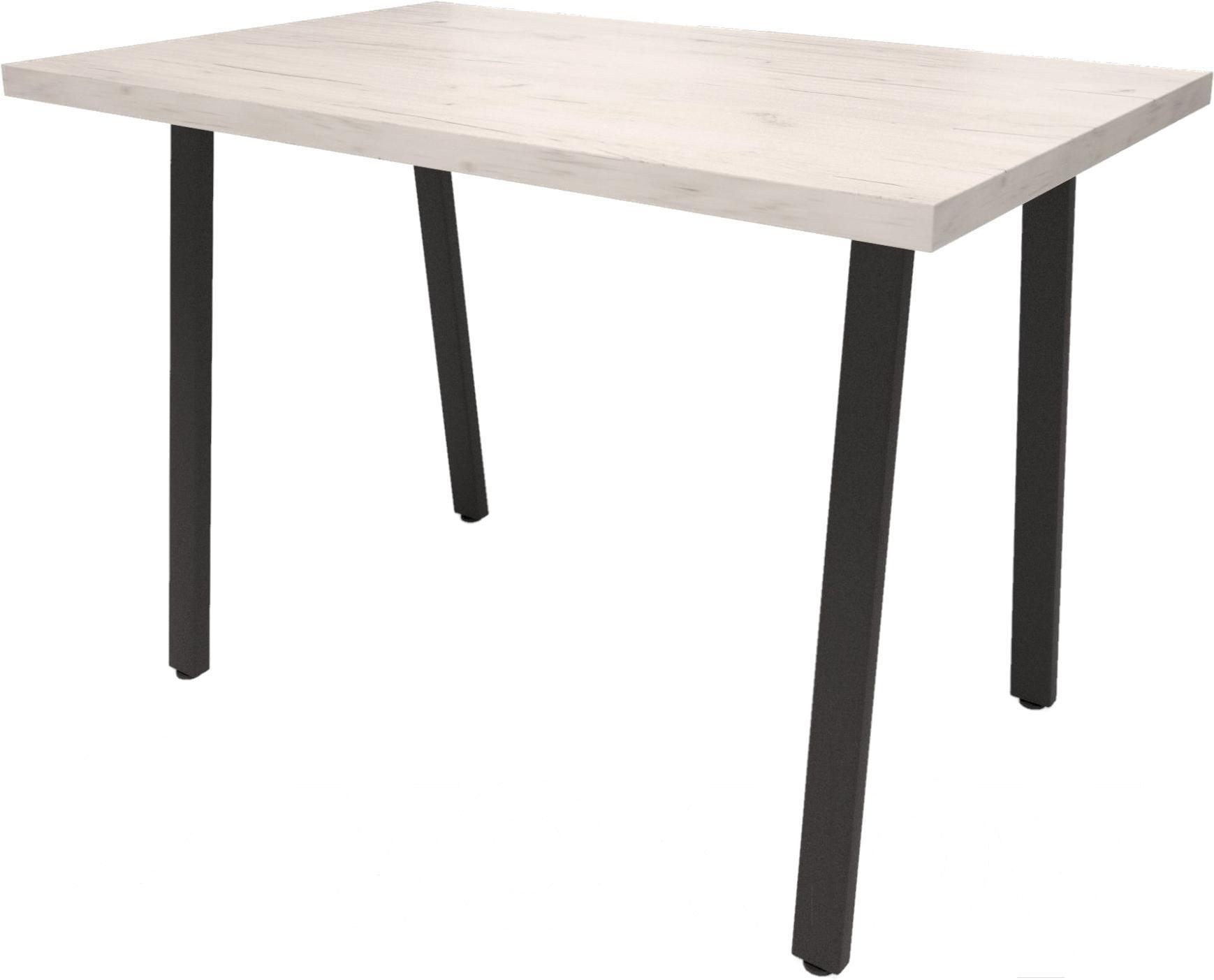 

Стол обеденный Millwood Лофт Леон Л 120x70x75 дуб белый Craft/металл черный