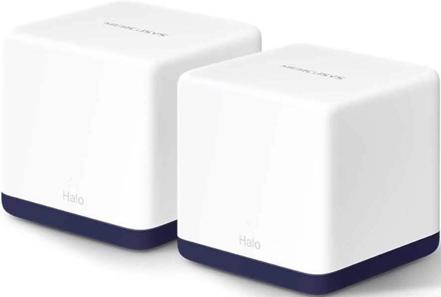 

Беспроводной маршрутизатор Mercusys Halo H50G 2-pack [HALO H50G 2-PACK], Бесшовная Mesh система Mercusys HALO H50G (2-pack)