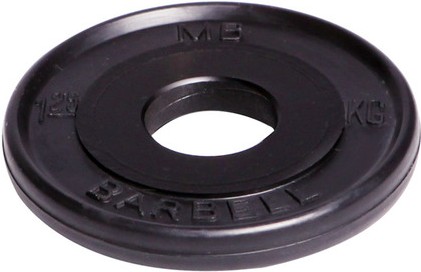 

Диск для штанги MB Barbell олимпийский d 51 мм 1,25 кг черный [463], Диск для штанги MB Barbell олимпийский d 51 мм 1,25 кг 463 чёрный
