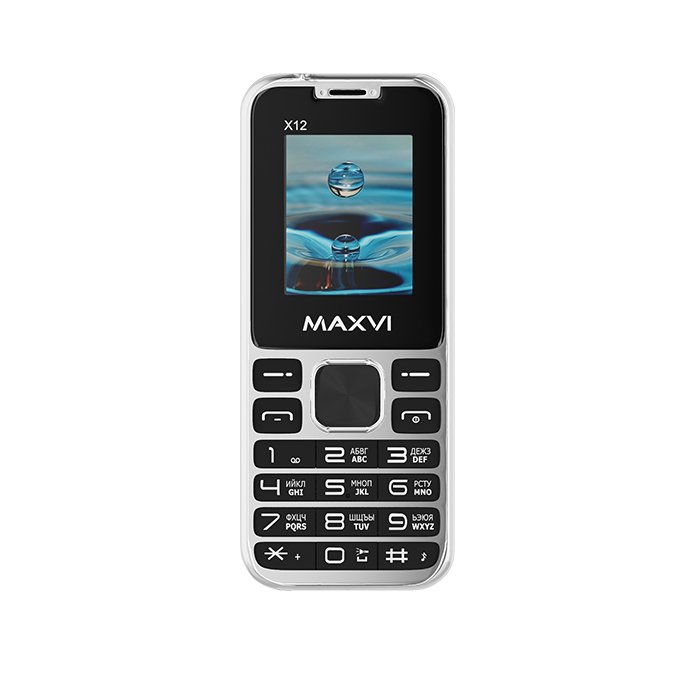 

Мобильный телефон Maxvi X12 Metallic Silver, X12