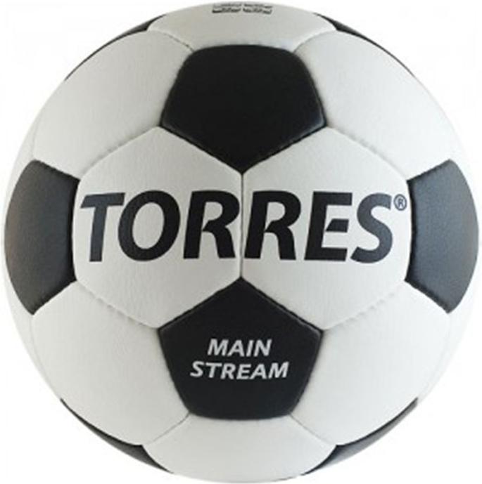 

Футбольный мяч Torres Main Stream размер 4 белый/черный [F30184], Main Stream, р.4, 32 пан. PU, 4 под. слоя, ручная сшивка
