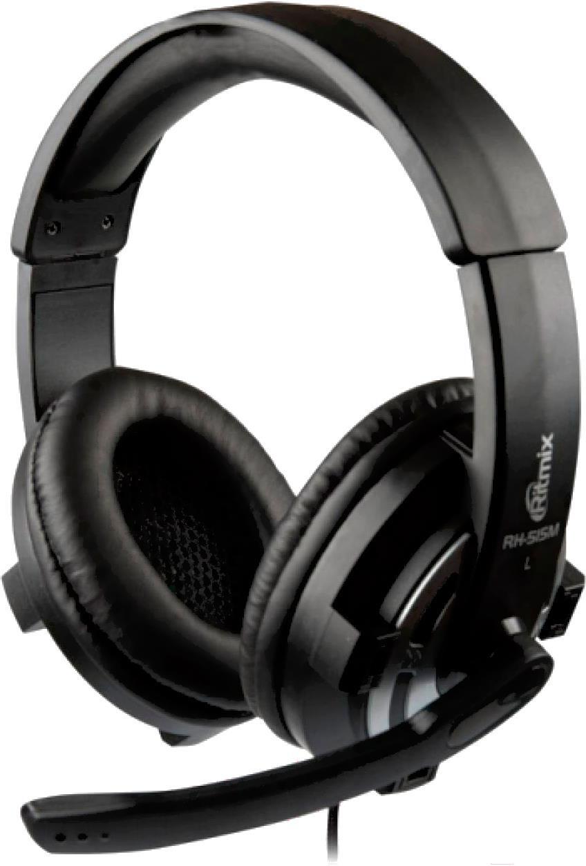 

Наушники с микрофоном Ritmix RH-515M, Наушники Ritmix RH-515M