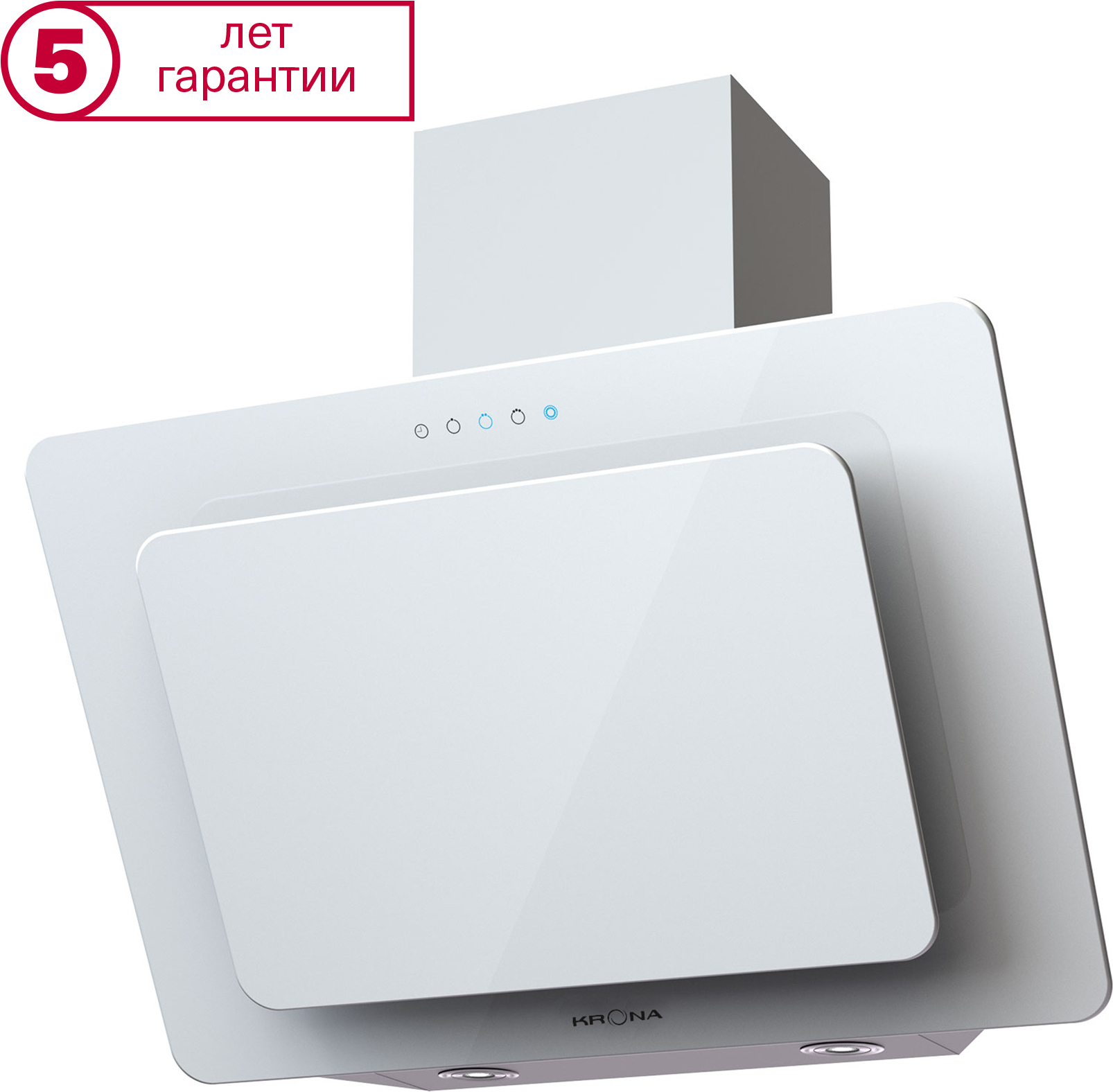 

Кухонная вытяжка Krona LIVA 600 white S, Кухонная вытяжка Krona Liva 600 S White